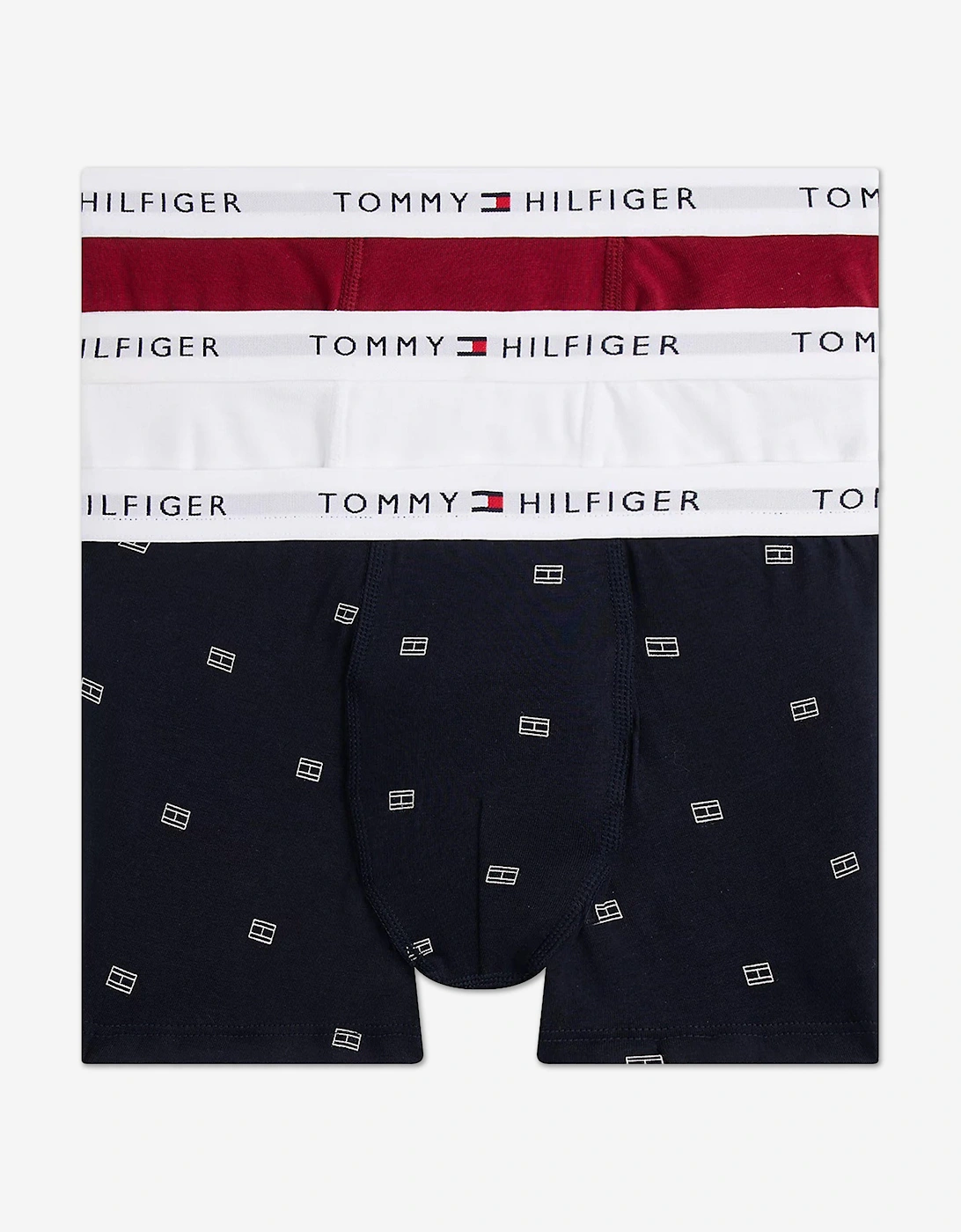 Boy's Tommy Hilfiger Boys 3 Pack Boxer Shorts Set In Multicolour - Size, 8 Years/9 Years/10 Years