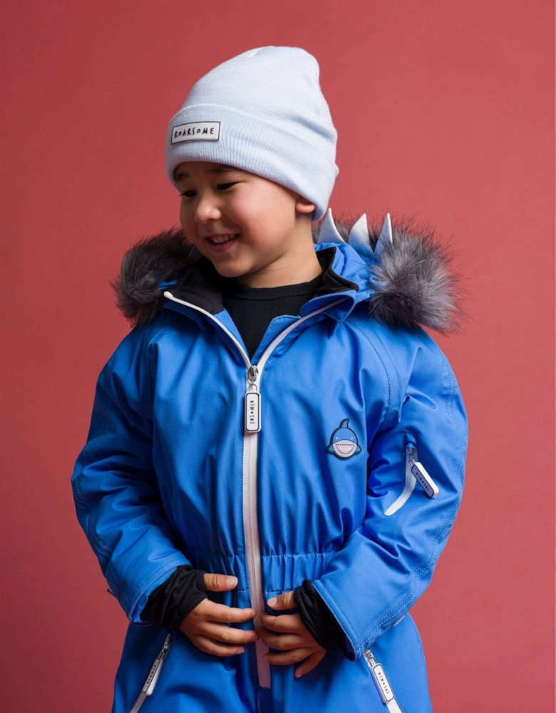 Kids Beanie Hat in Blue