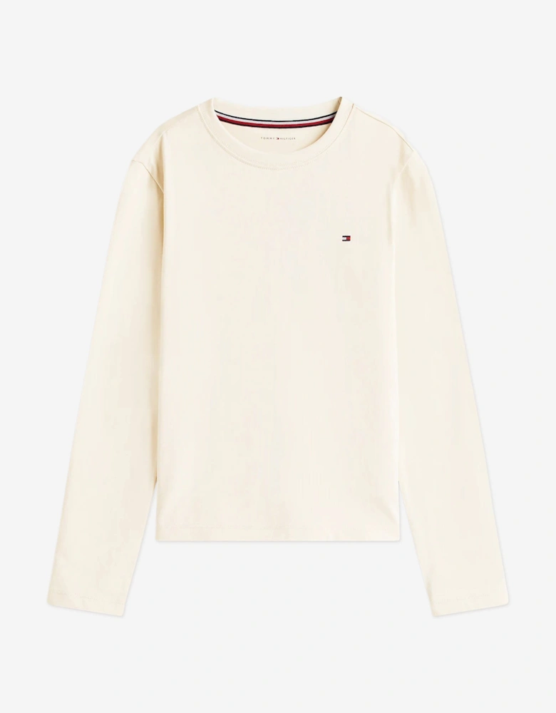 Boys Flannel PJ Set in Ivory