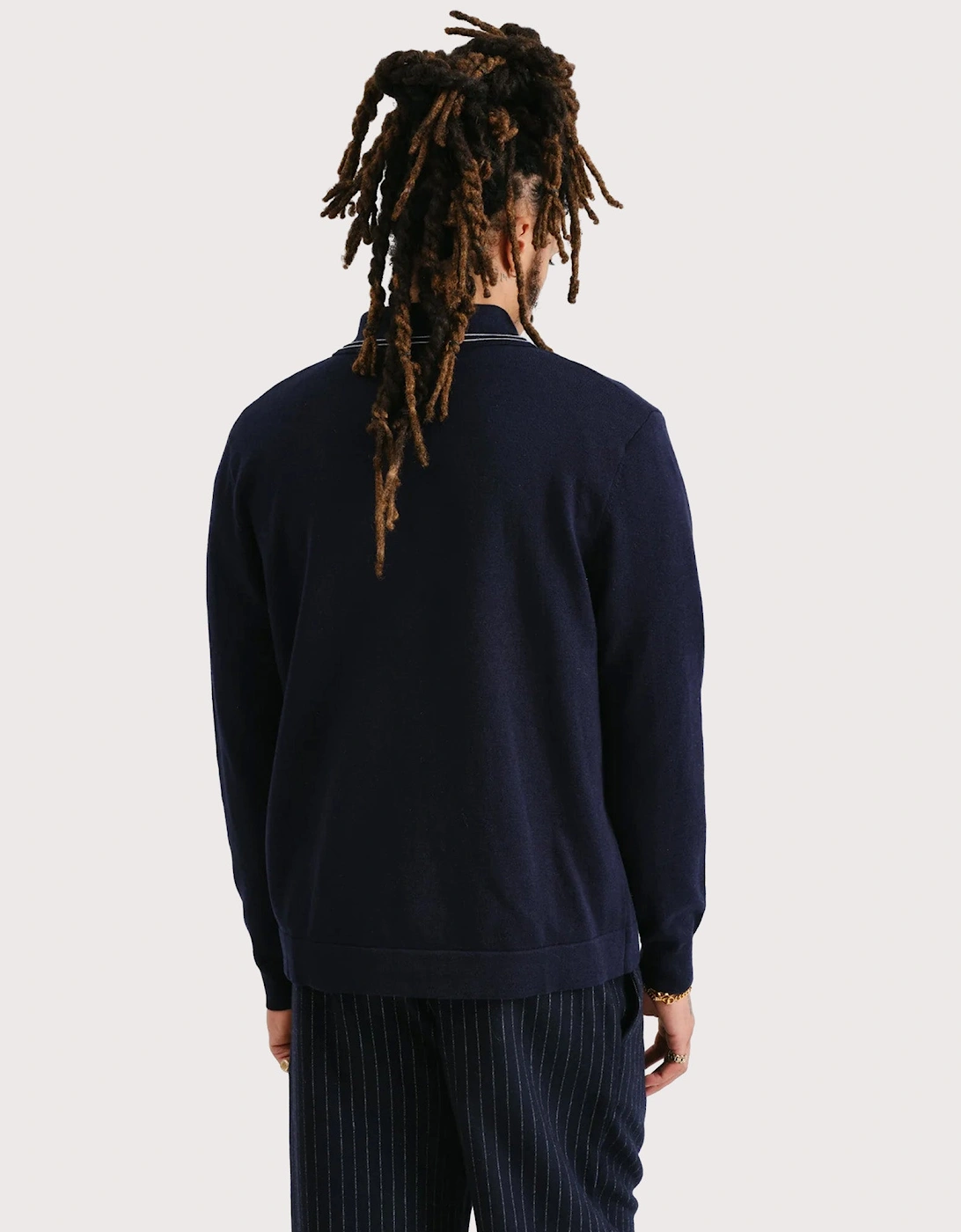 Amble Polo Collar Zip Cardigan