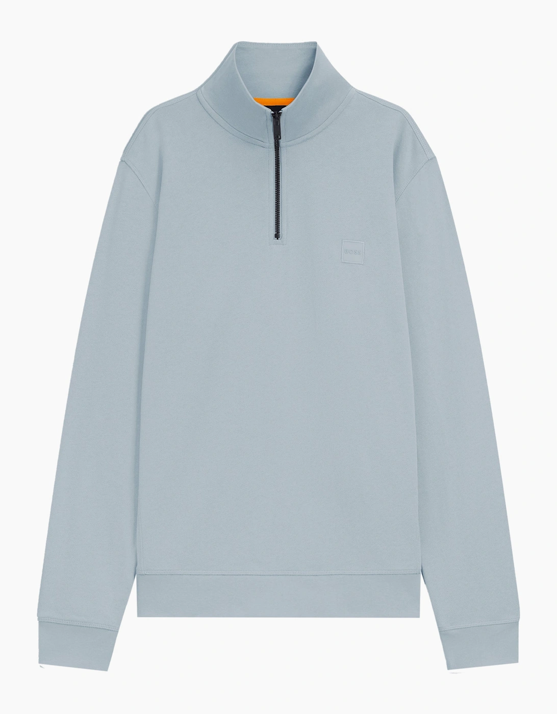 Hugo Boss Men's Boss Zetrust 1/4 Zip Sweat - Blue - Size, 40
