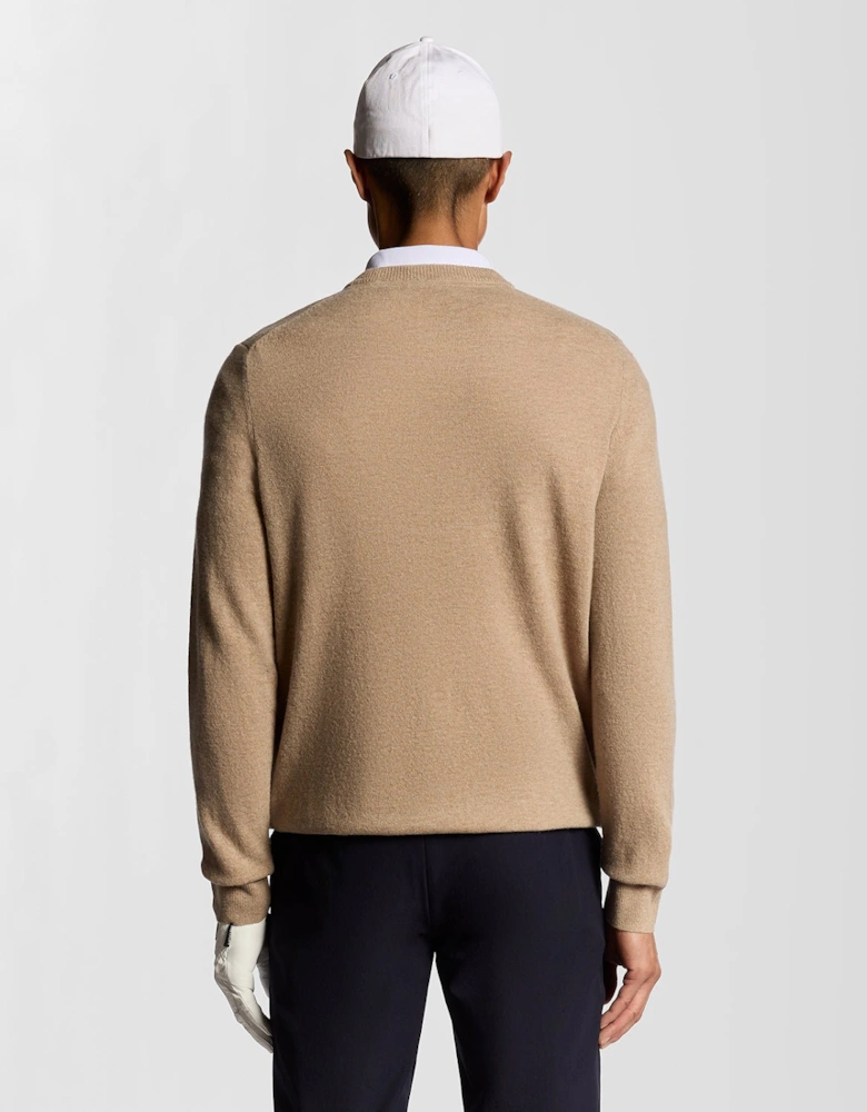 Lambswool Blend Arygle V Neck Jumper