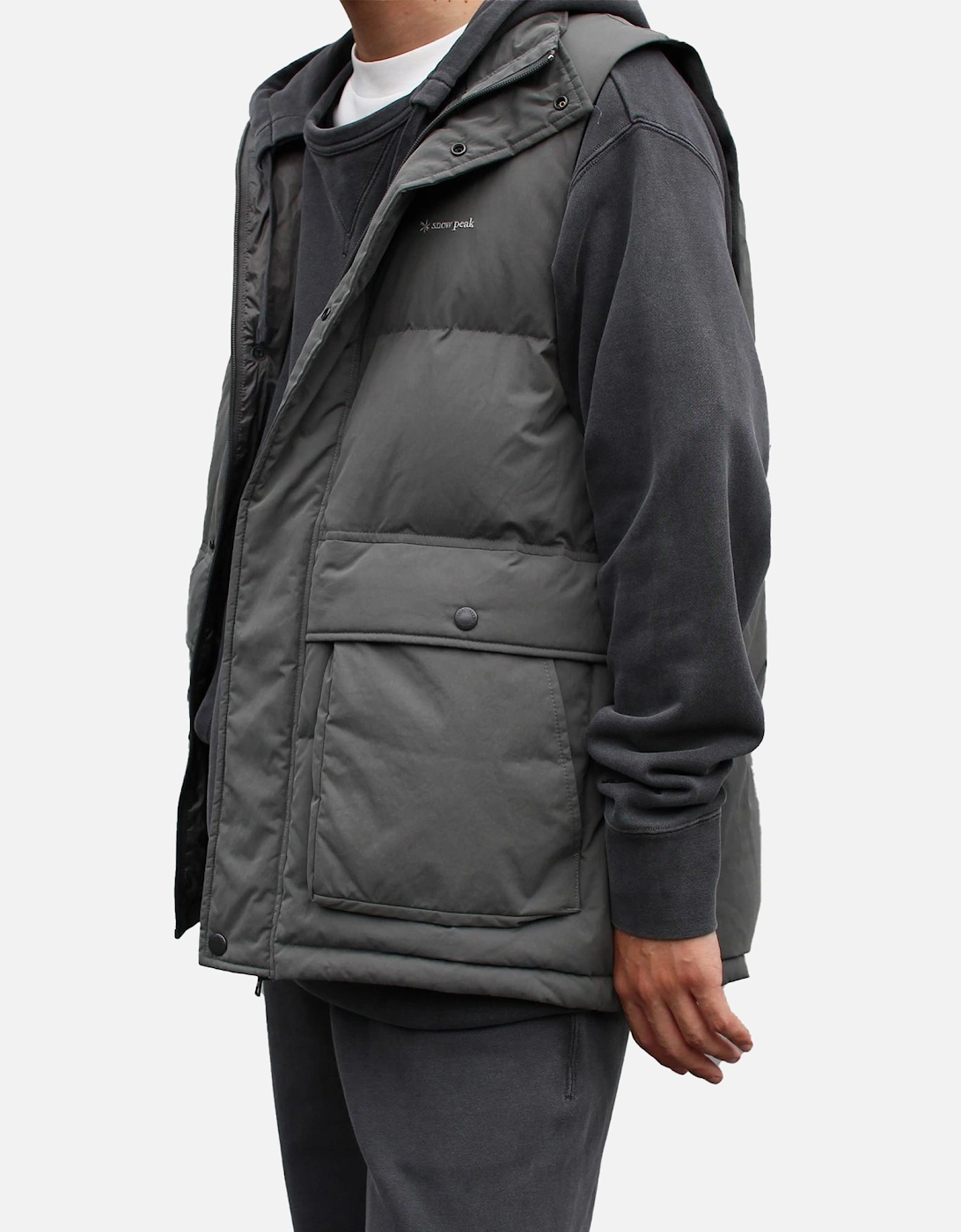 Snow Peak Everyday Down Vest Gilet Charcoal