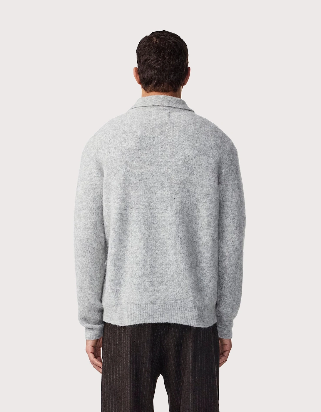 Relaxed Fit Alfie Quarter Zip Polo Sweatshirt