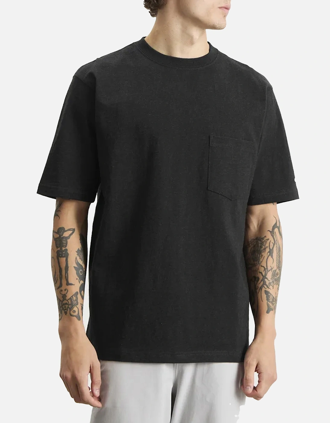 Snow Peak Recycled Cotton Heavy Short Sleeve T-Shirt Black
