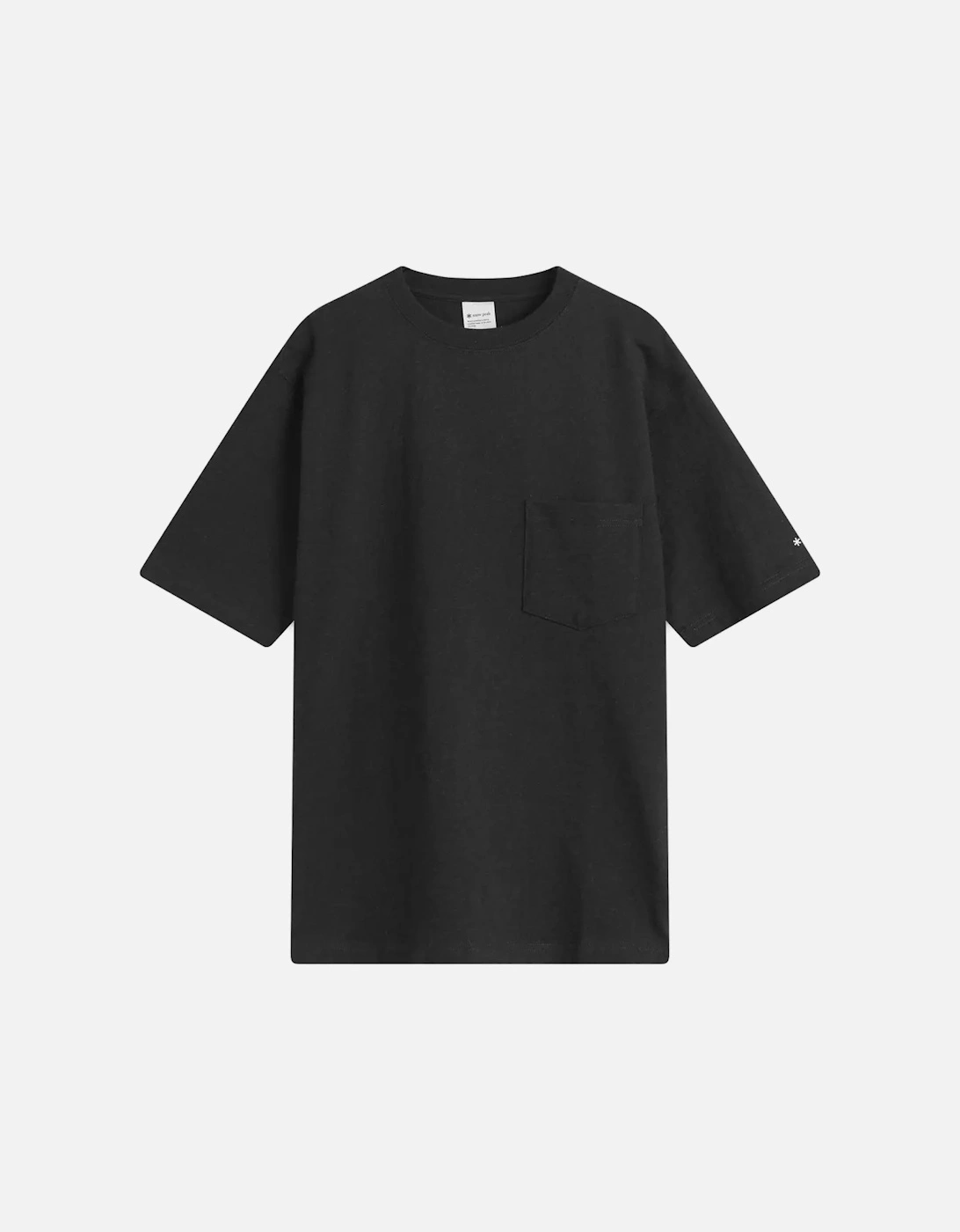 Snow Peak Recycled Cotton Heavy Short Sleeve T-Shirt Black, 4 of 3