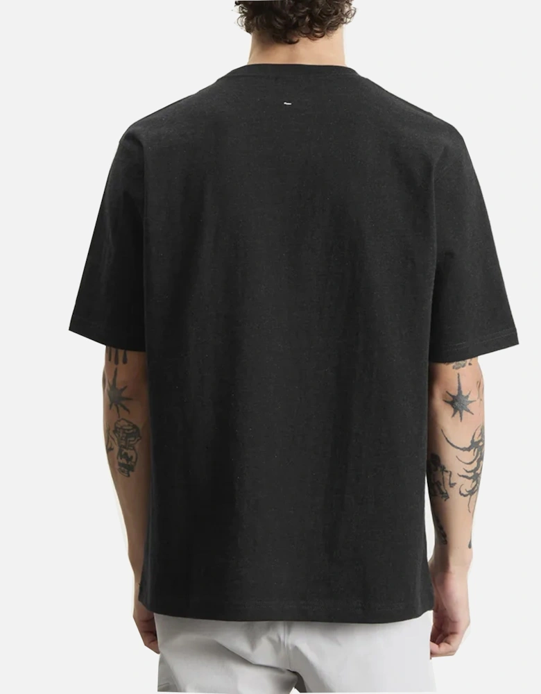 Snow Peak Recycled Cotton Heavy Short Sleeve T-Shirt Black