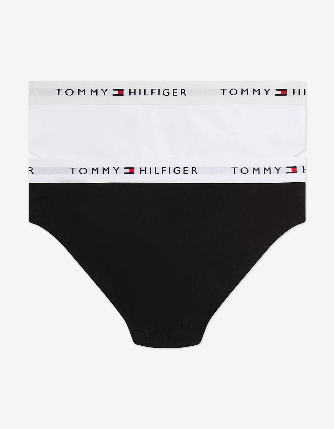 Girls 2 Pack Bikini Knickers Set in Black