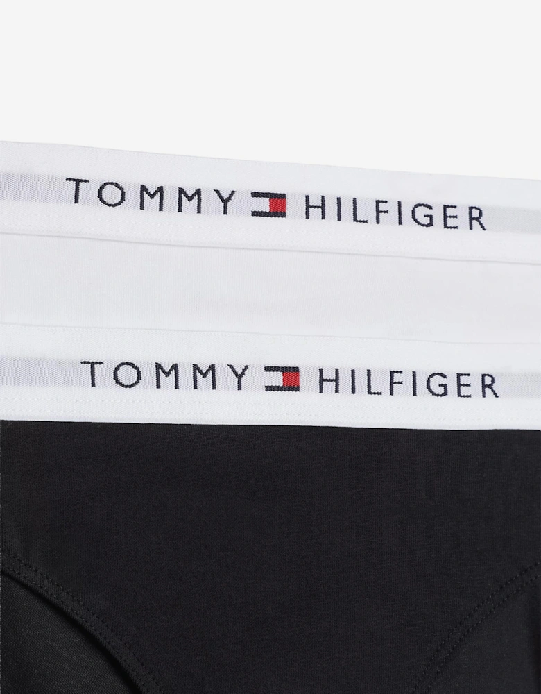 Girls 2 Pack Bikini Knickers Set in Black