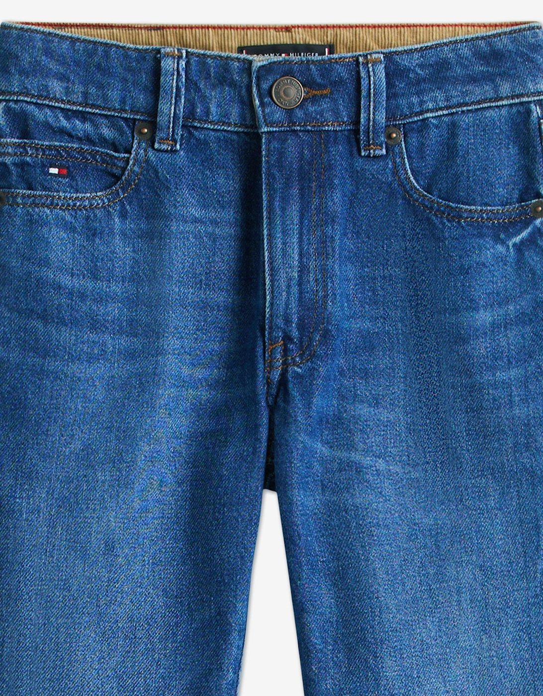 Boys Modern Straight Denim Jeans in Blue