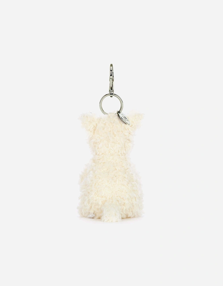 Munro Scottie Dog Bag Charm in Ivory (16cm)