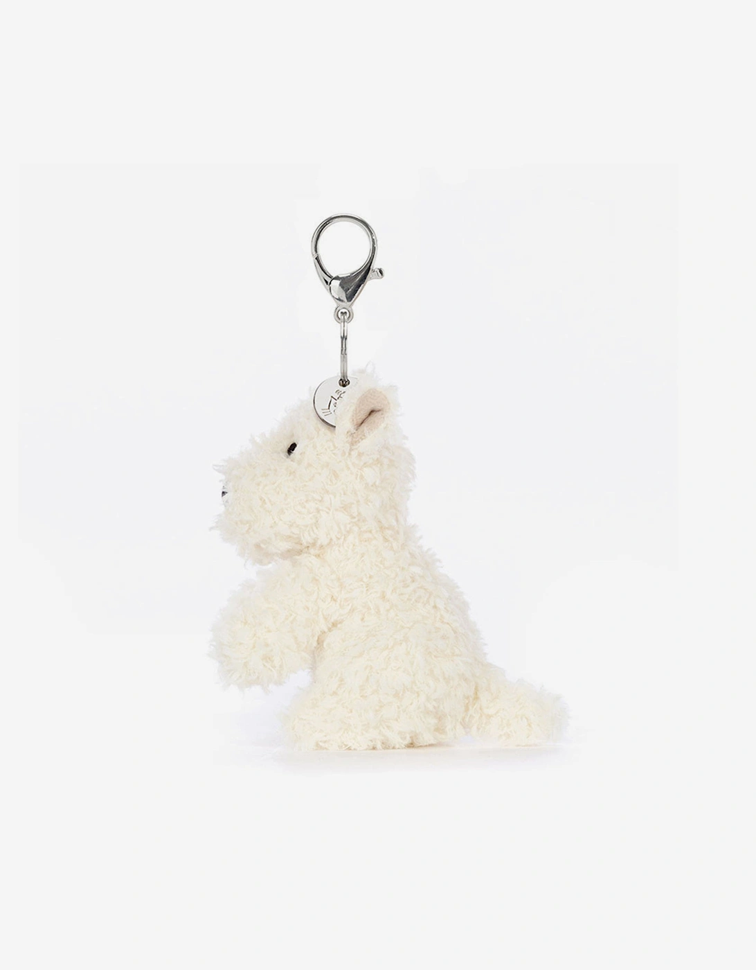 Munro Scottie Dog Bag Charm in Ivory (16cm)