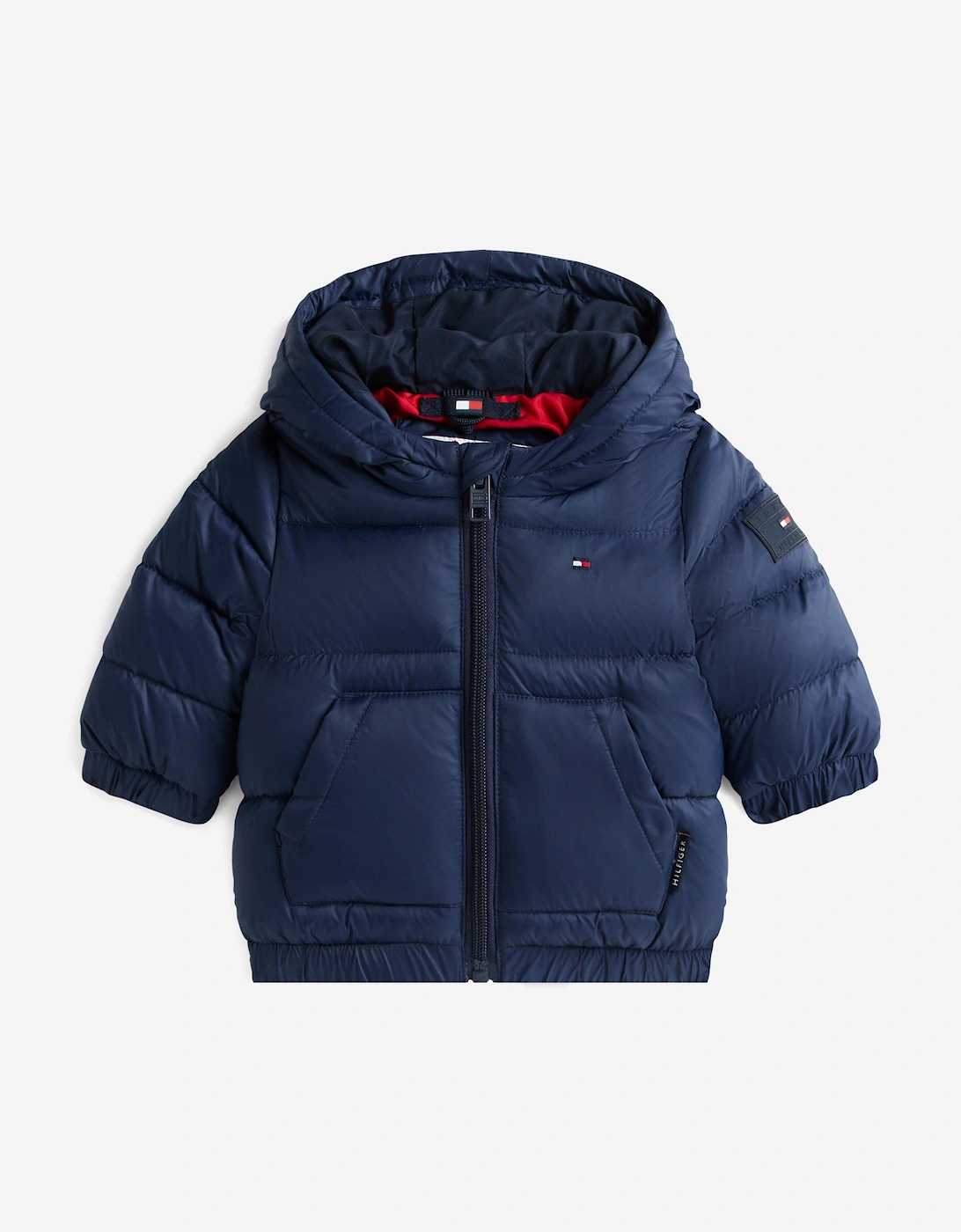 Baby Boys Puffer Jacket in Navy, 5 of 4