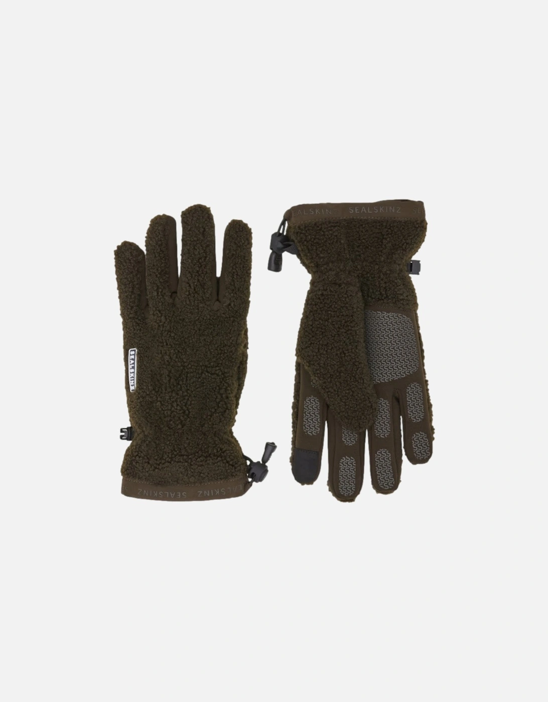 Hoveton Sherpa Fleece Gloves Olive, 3 of 2