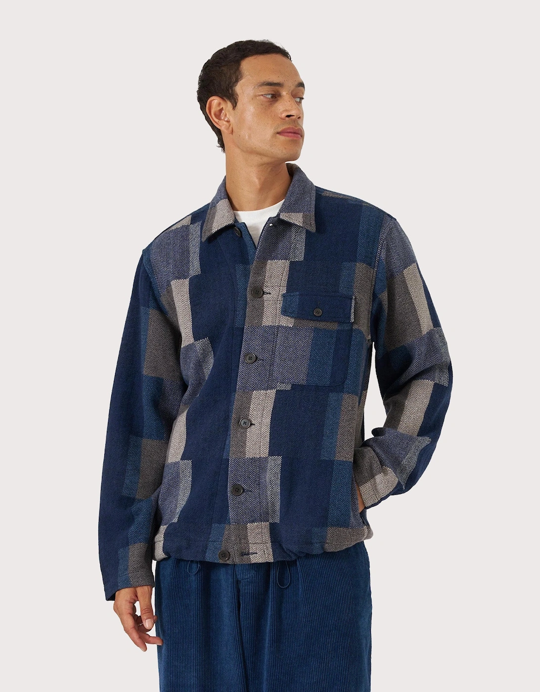 Japanese Patchwork Tech Overshirt