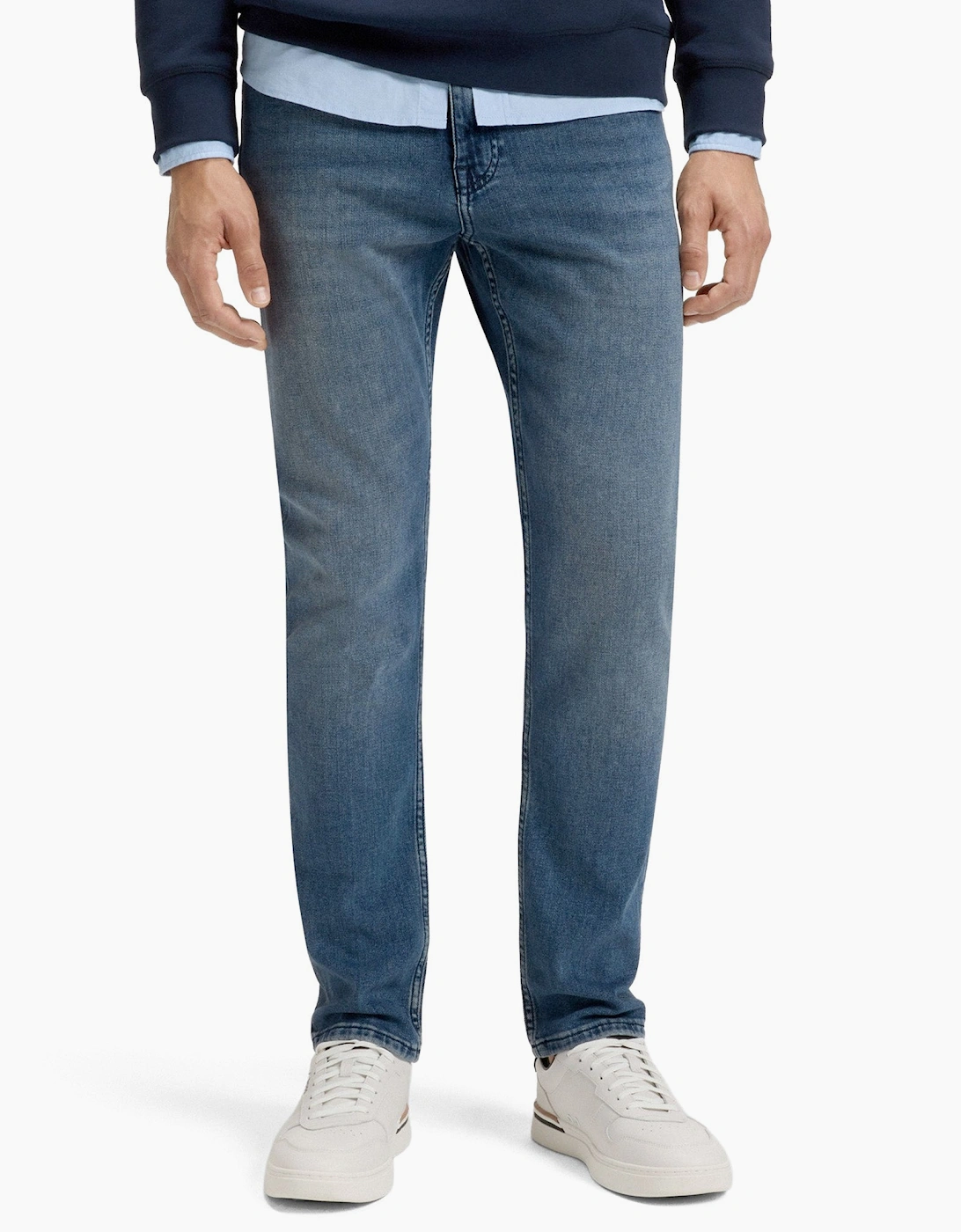 Hugo Boss Men's Blue Boss New Delaware Slim Fit Jeans - Size: 38/30