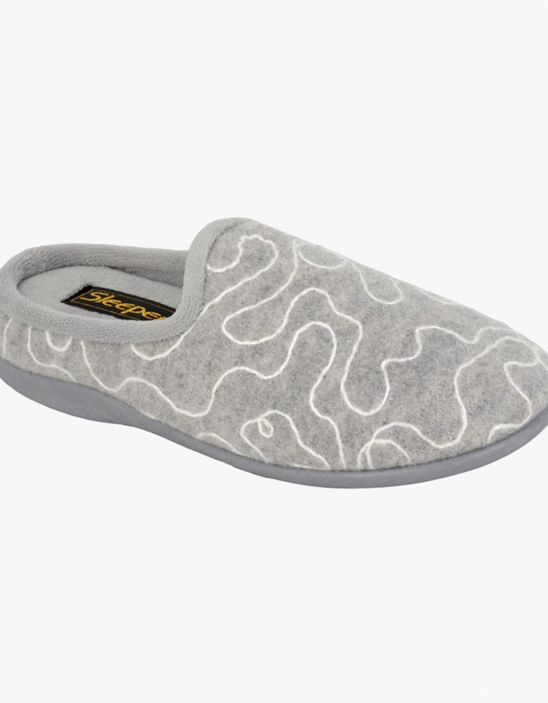 TAMMY Womens Mules Slippers Grey, 2 of 1