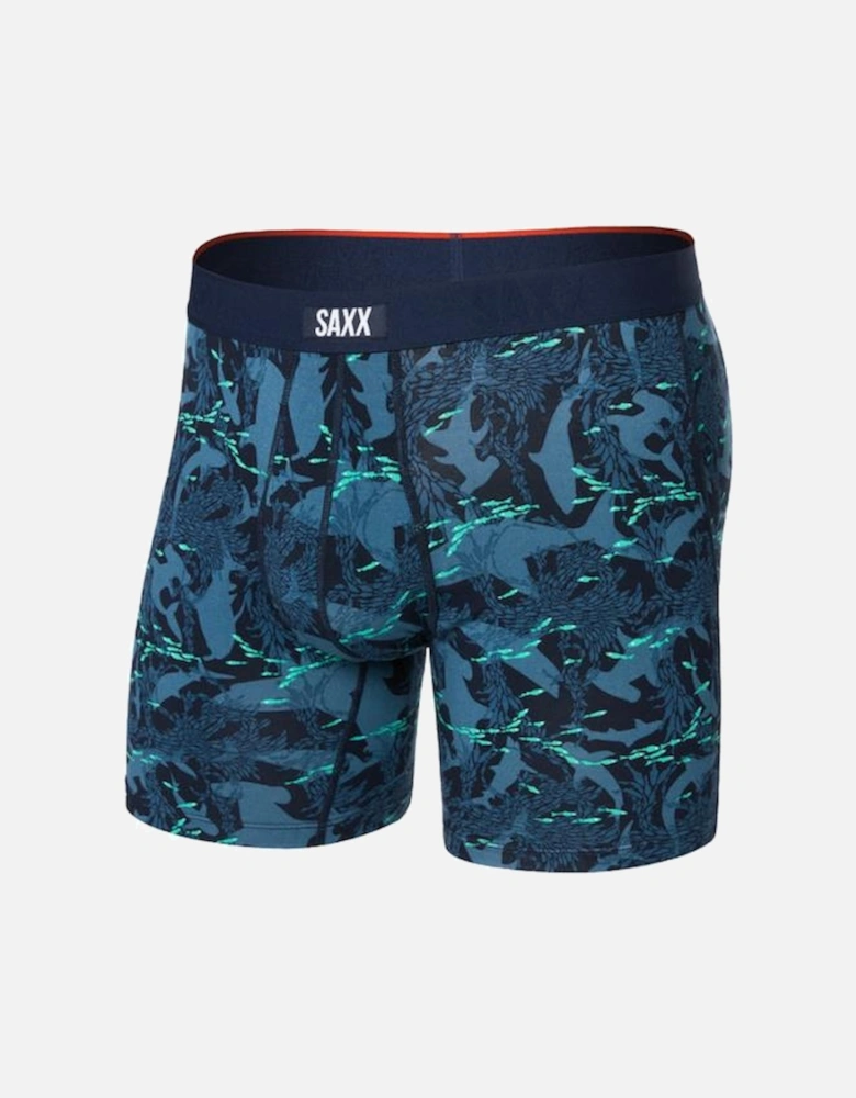 Vibe Xtra Super Soft Sharks Boxer Brief, Dark Ink