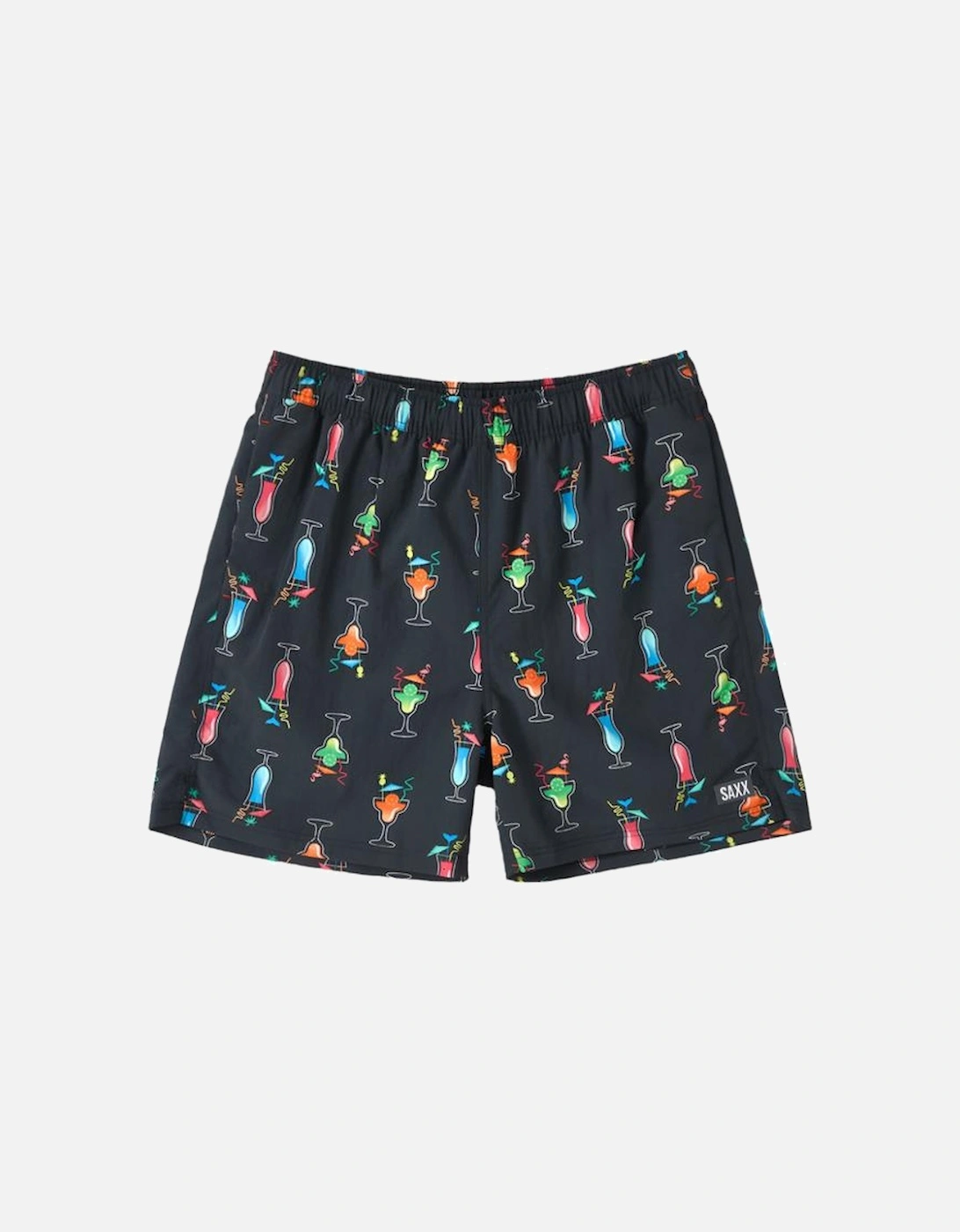 Go Coastal Volley Swim Shorts, Sizzles & Staws, 4 of 3