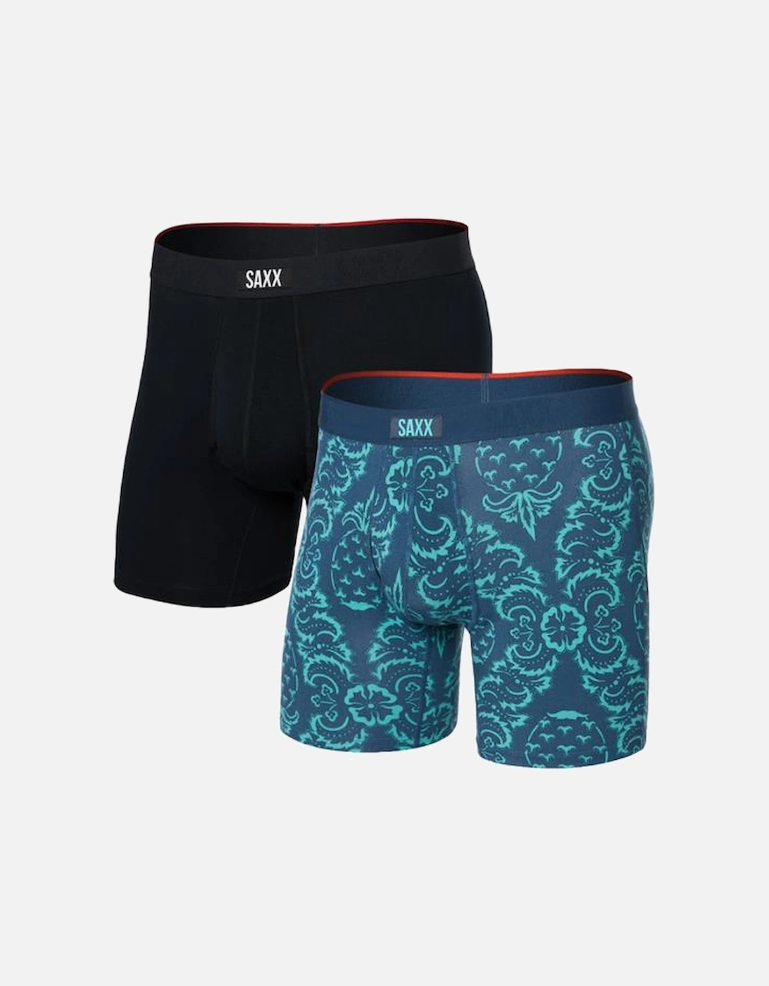 2-Pack Vibe Xtra Super Soft Boxer Briefs, Black/Blue, 2 of 1