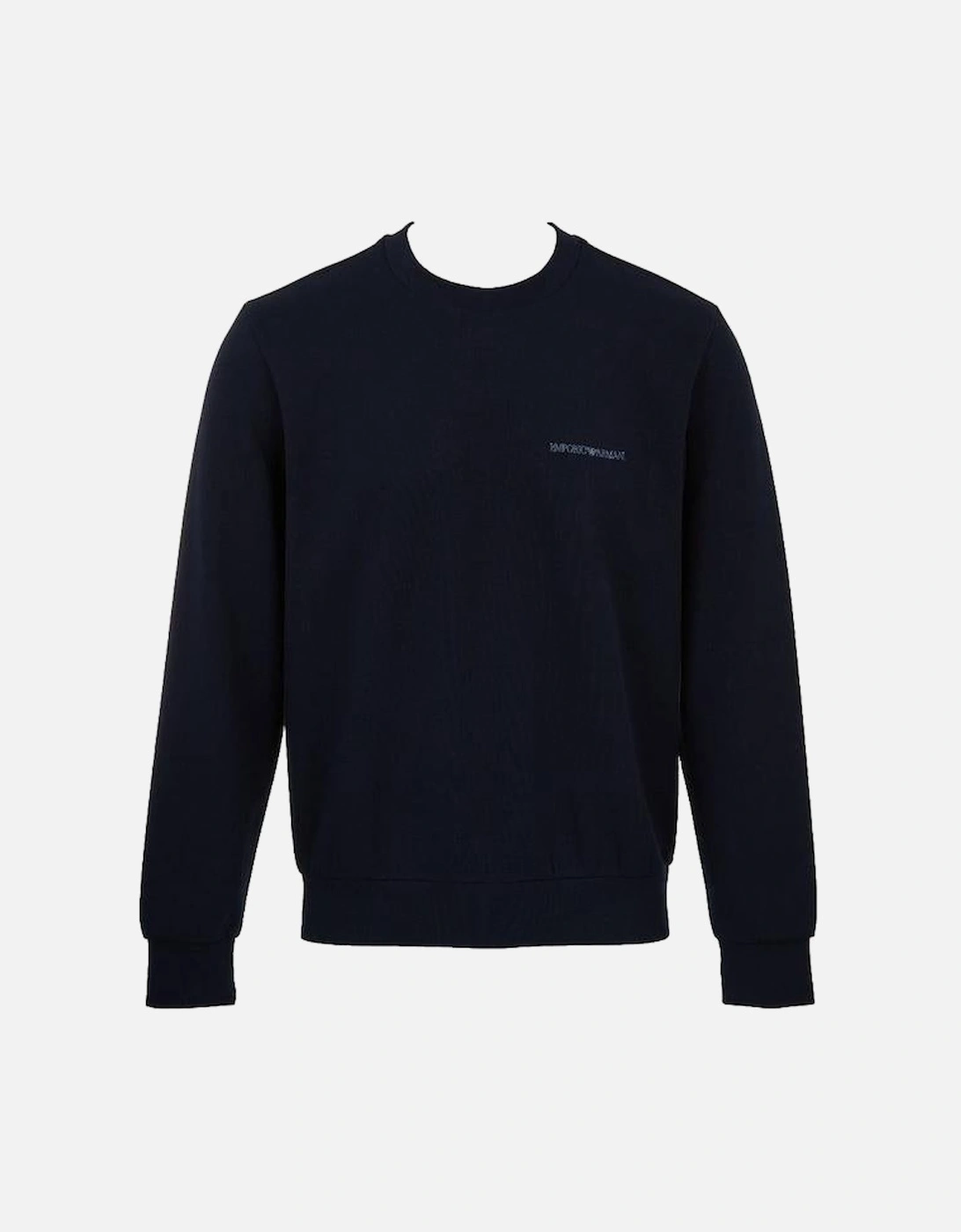 Iconic Piquet Sweatshirt, Armani Blue, 4 of 3
