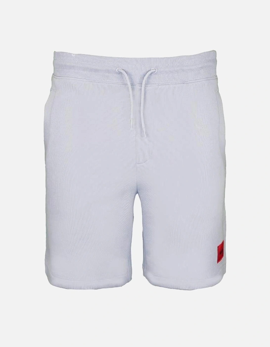 HUGO Diz222 Cotton Shorts, Open Blue, 3 of 2