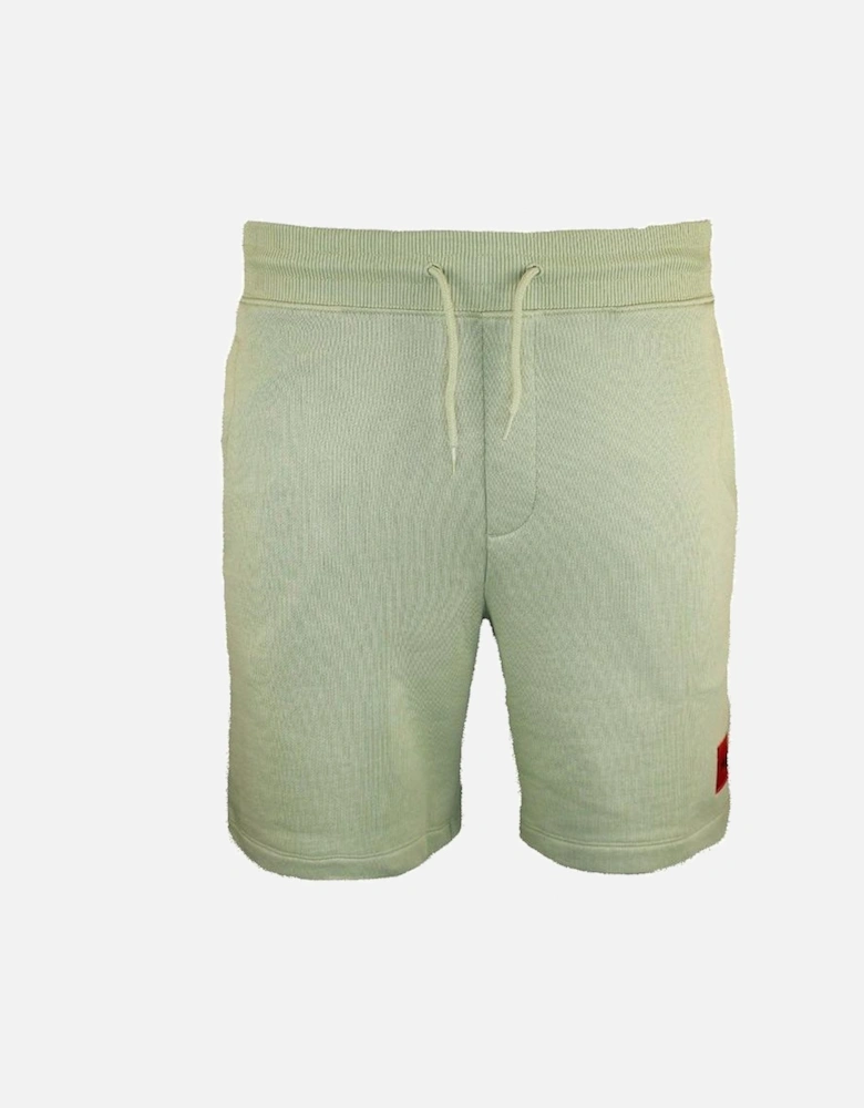 HUGO Diz222 Cotton Shorts, Open Green