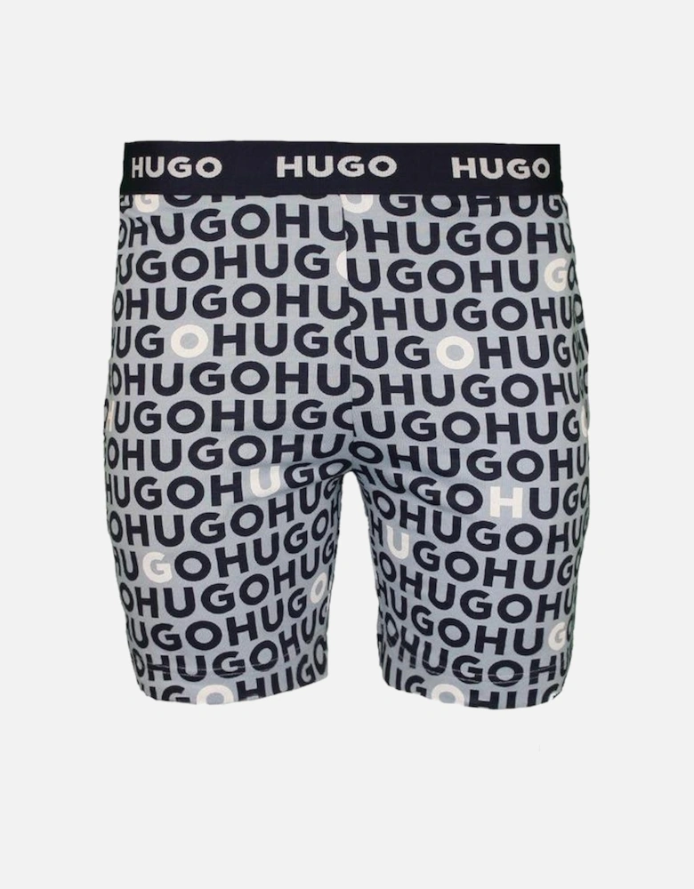 HUGO Tortuga Pyjama Shorts, Open Blue