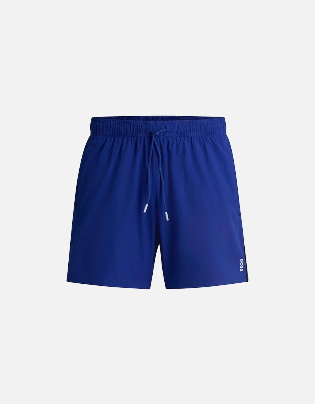 BOSS Iconic Swim Shorts, Medium Blue, 3 of 2