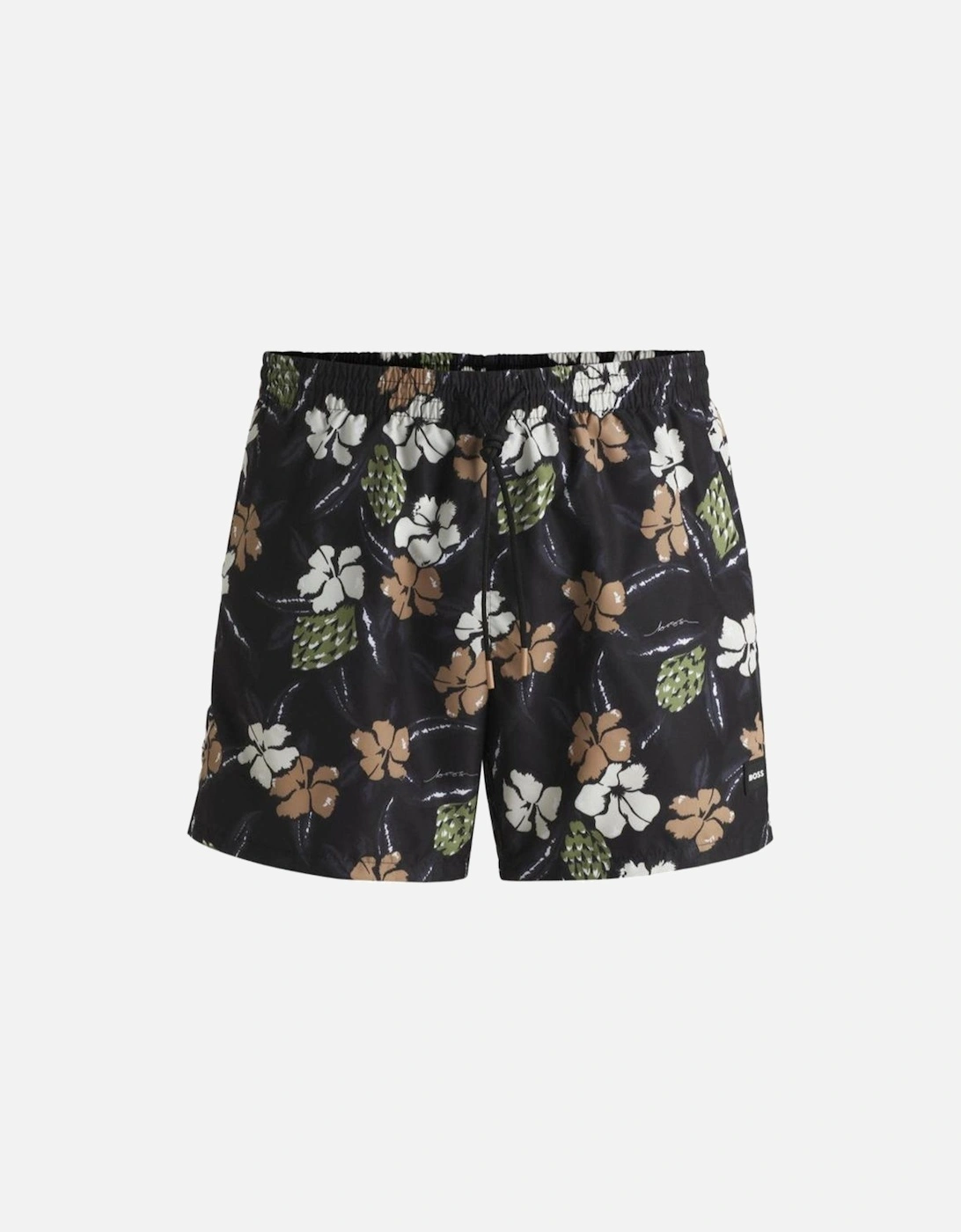 BOSS Piranha Swim Shorts, Black, 2 of 1