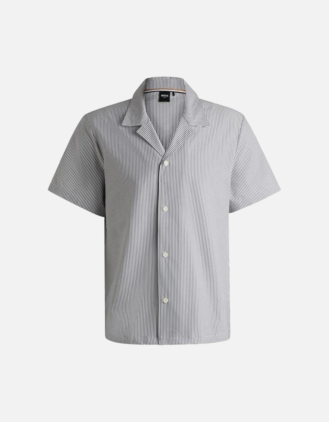 BOSS Velvetfish Beach Shirt, Navy, 2 of 1