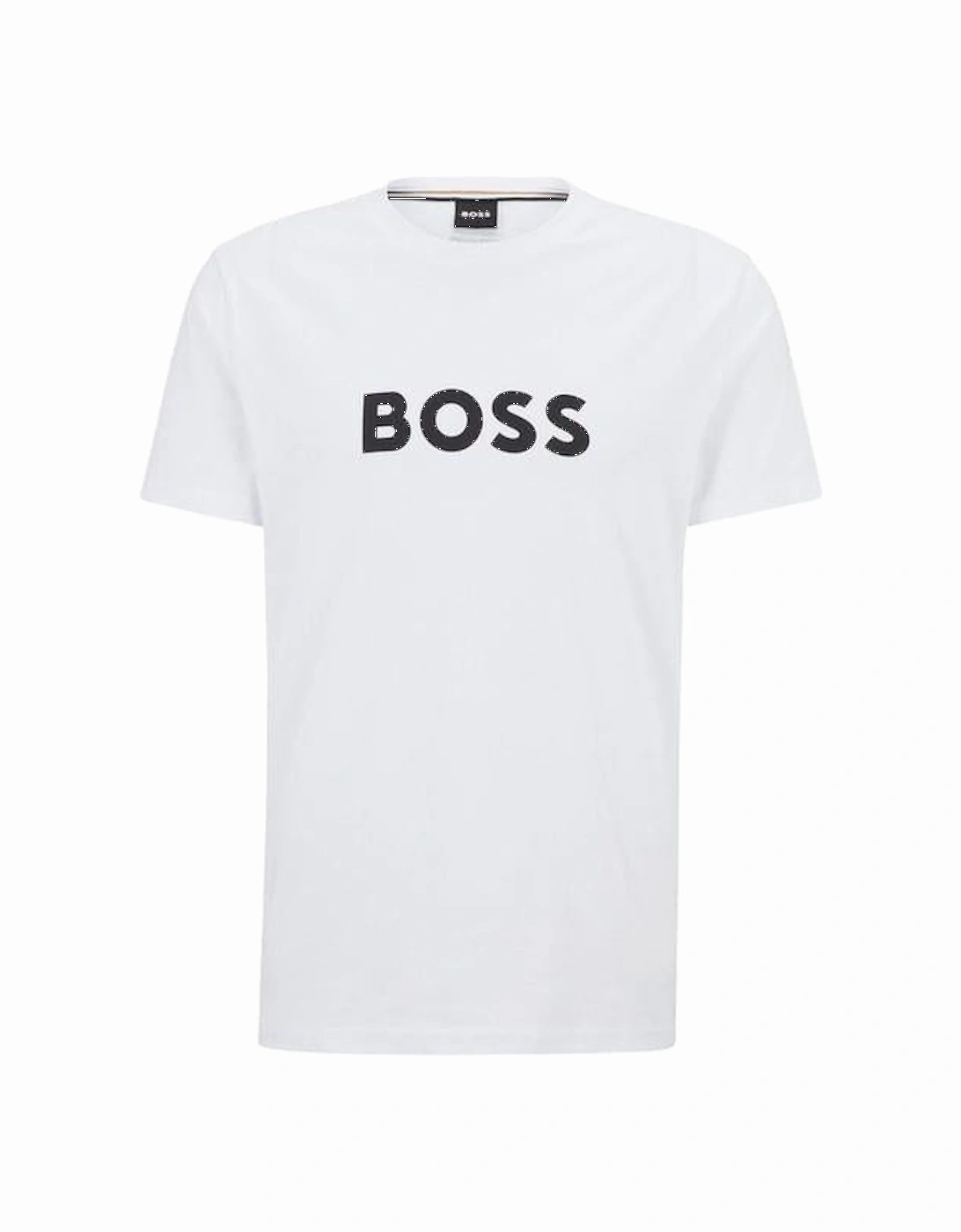 BOSS Cotton-jersey T-shirt with SPF 50+ UV protection, White, 2 of 1