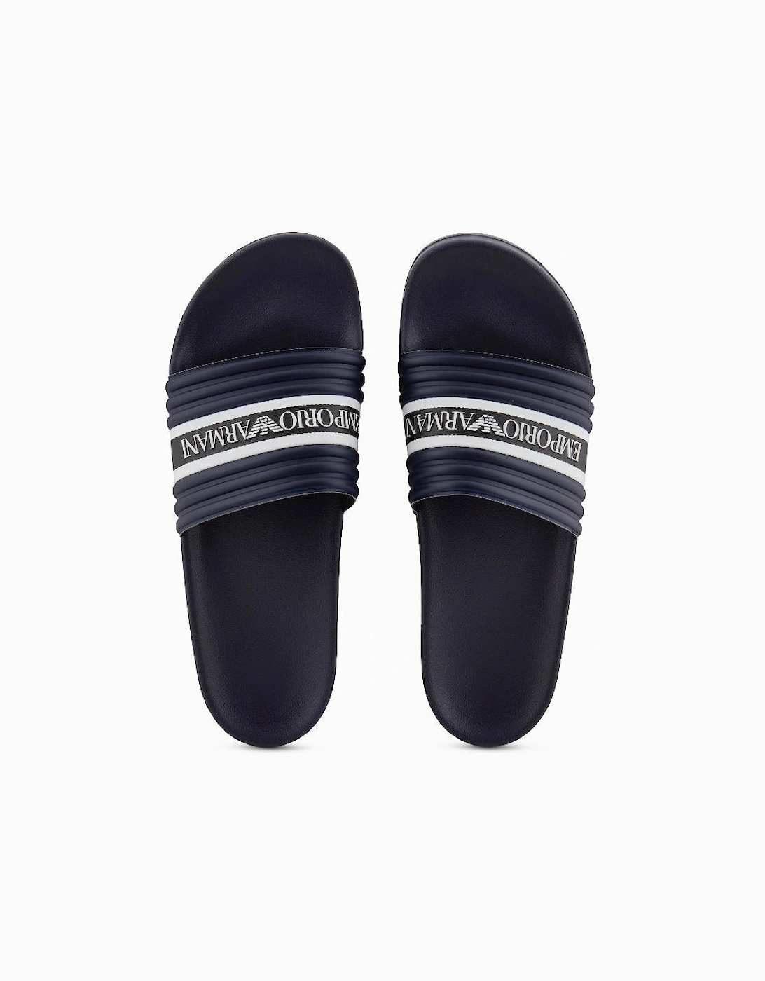 Logo Tape Sliders, Blue