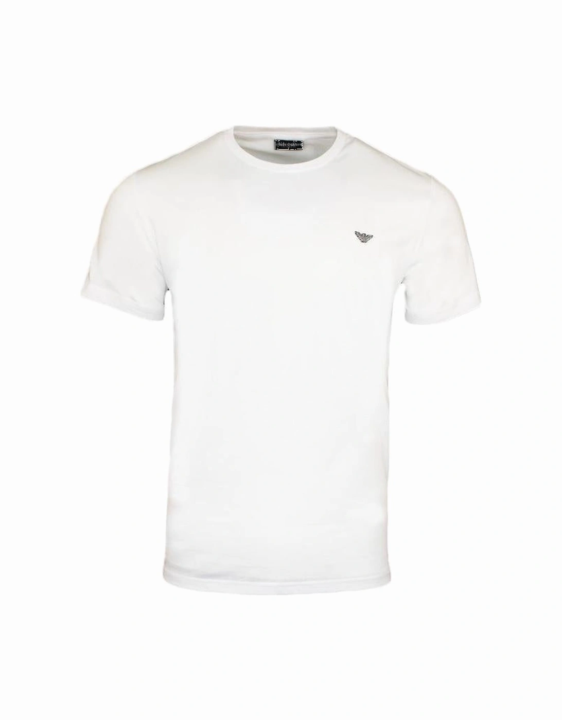 Crew-Neck T-Shirt, White, 2 of 1