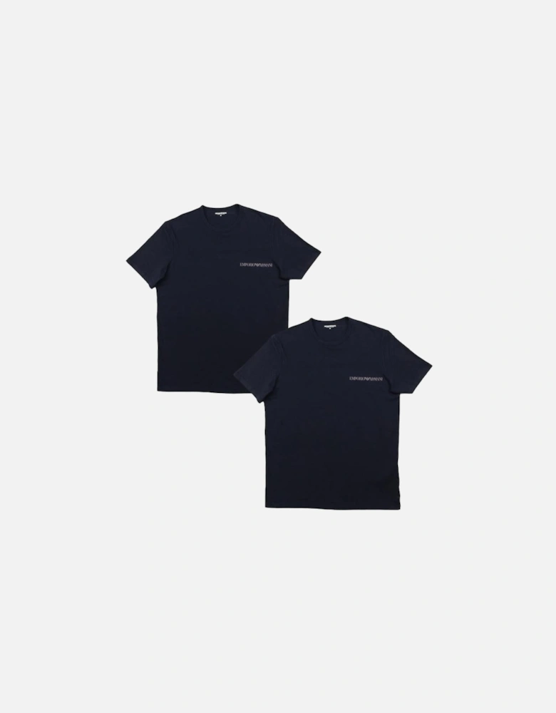 2-Pack Bold Monogram Crew-Neck T-Shirts