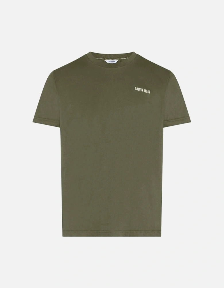 Crew Neck T-Shirt, Burnt Olive