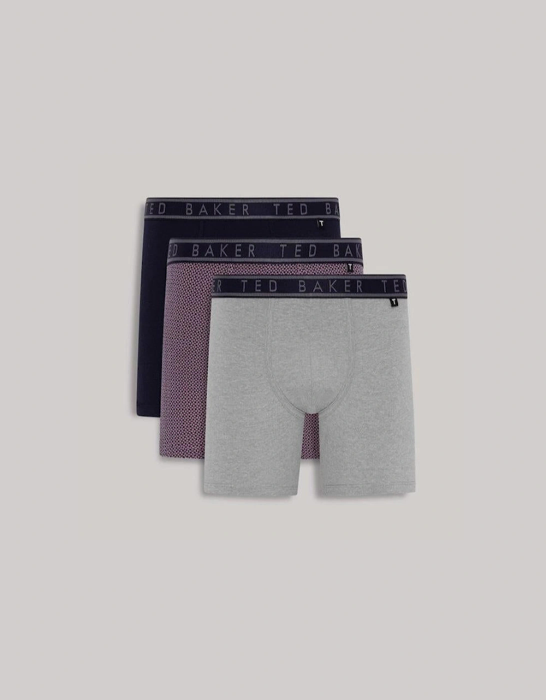 3-Pack Boxers, Navy / Ares / Heather Grey, 2 of 1