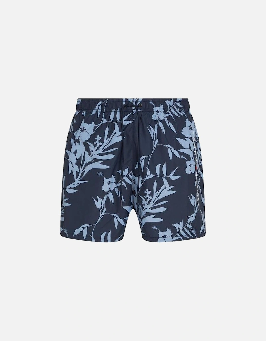 Drawstring Floral Tropic Swim Shorts, Desert Sky, 5 of 4