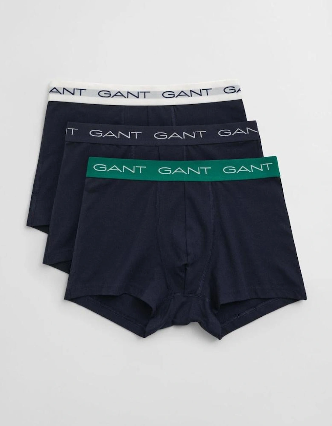 3-Pack Organic Cotton Boxer Trunks, Navy, 4 of 3