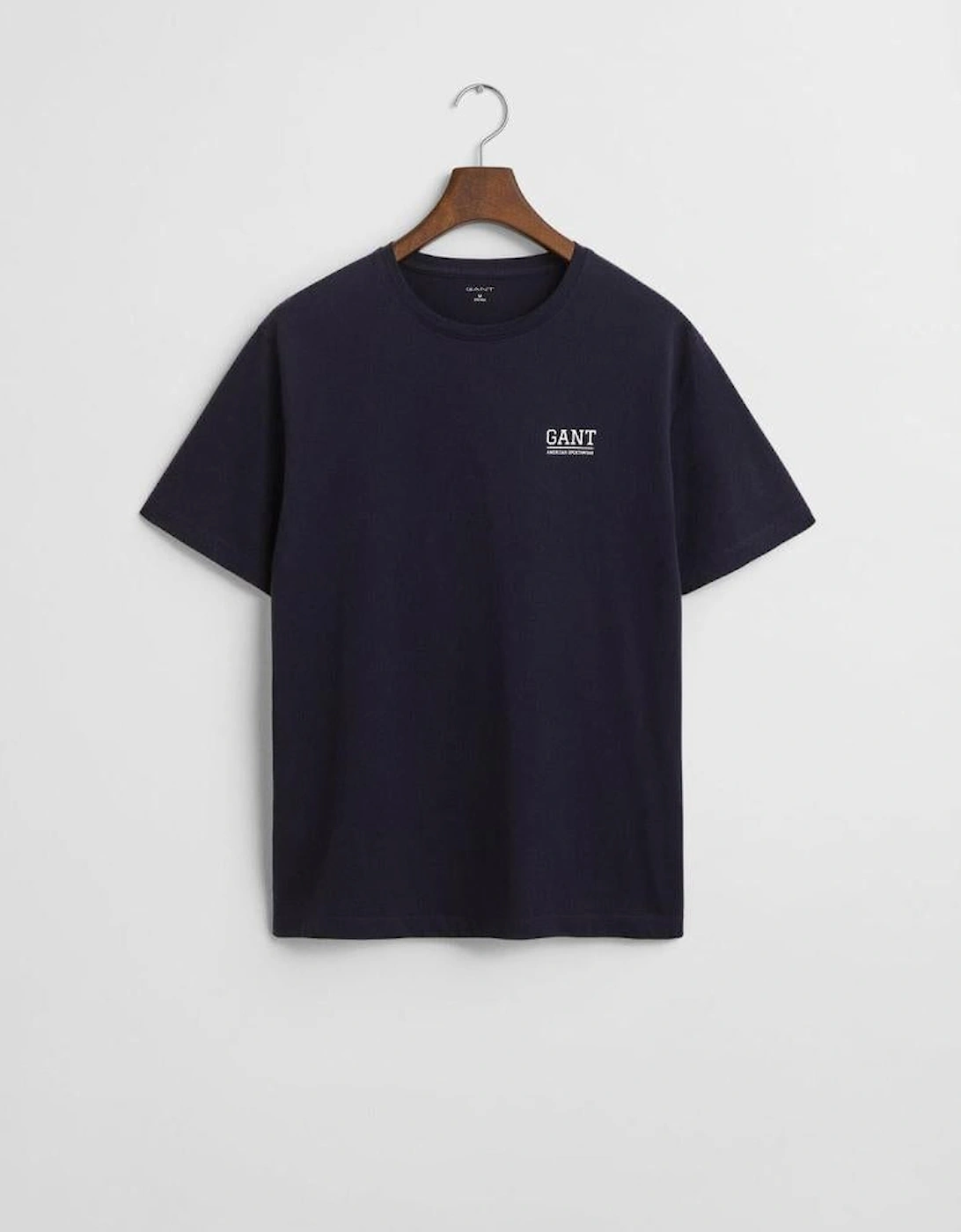 Cotton Regular Fit Lounge T-Shirt, Evening Blue, 4 of 3