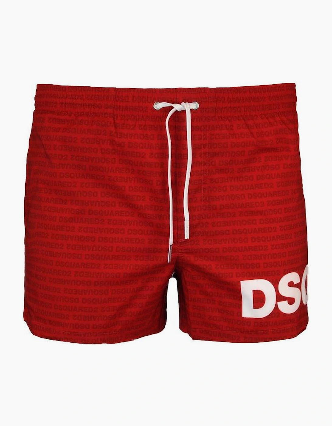 Men's DSquared2 Swim Shorts, Red - Size: 32/33/32