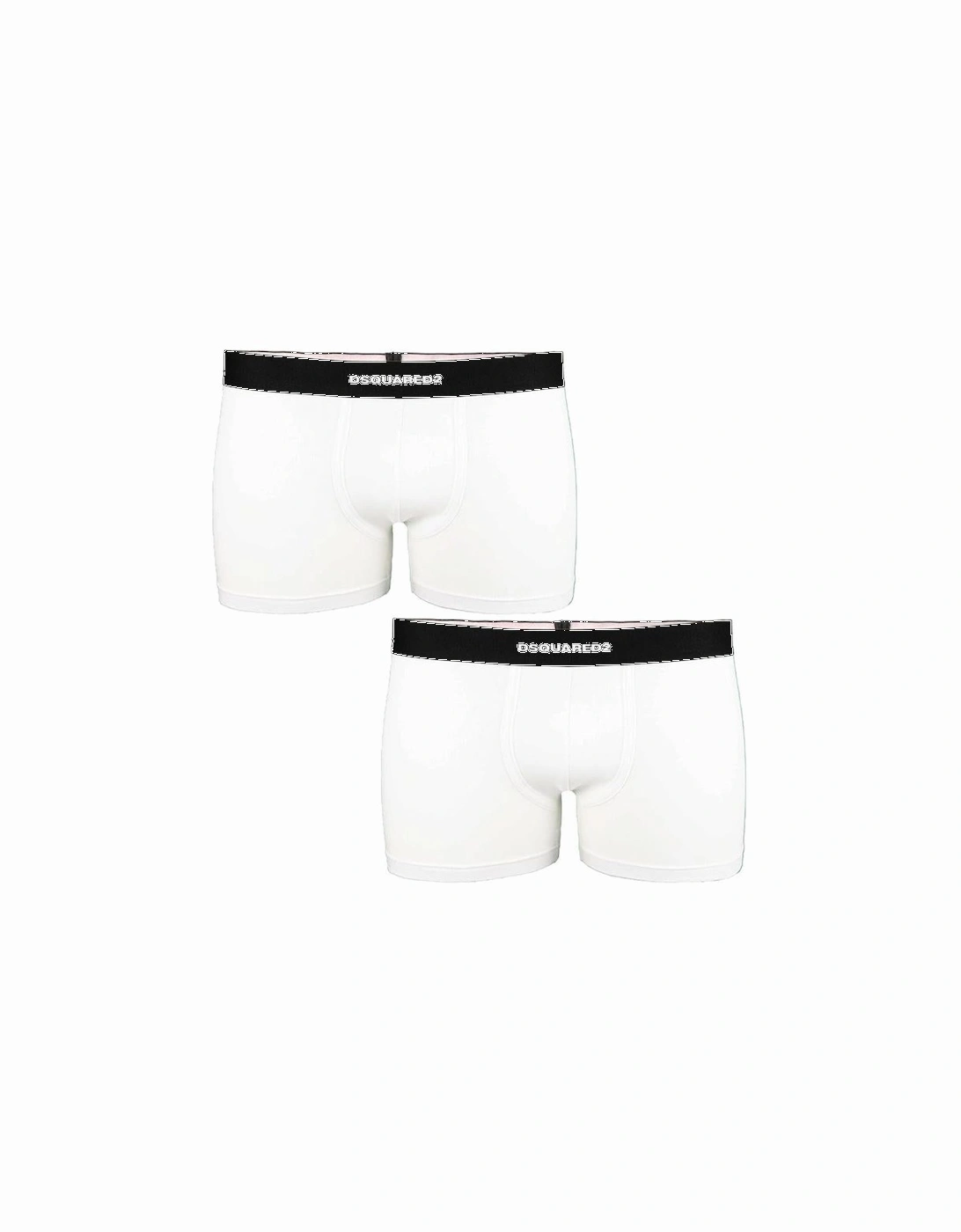 2-Pack Boxer Trunks, White, 2 of 1