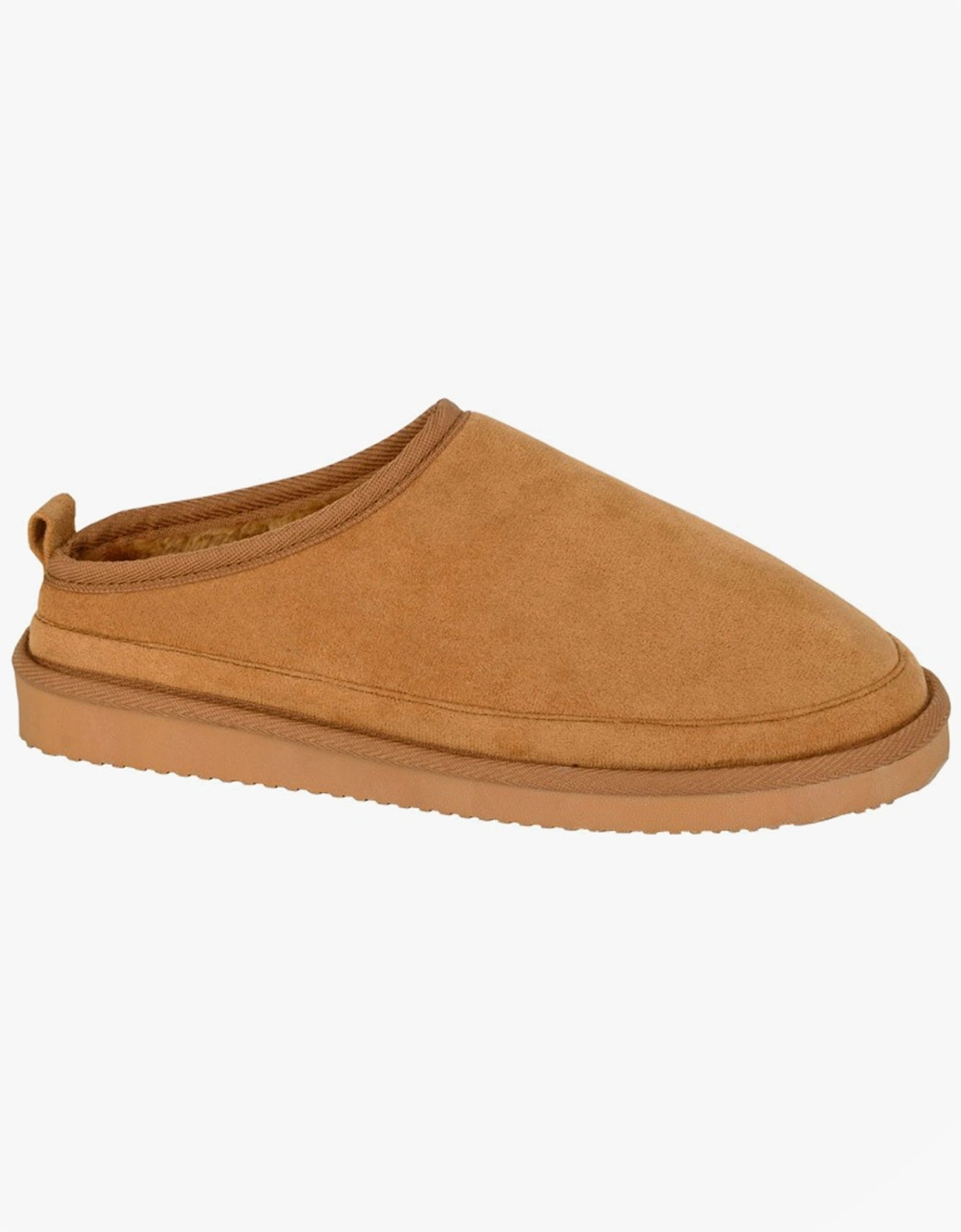 DAVID Mens Mules Slippers Tan, 2 of 1