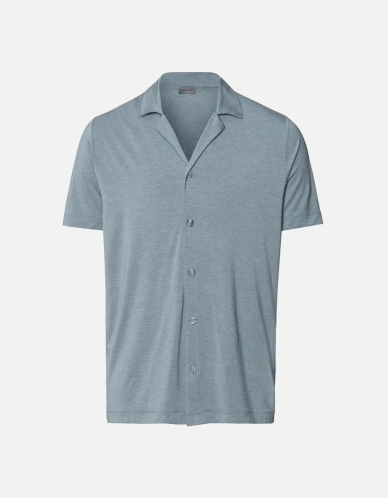 Casual Lounge Shirt, Ocean Melange