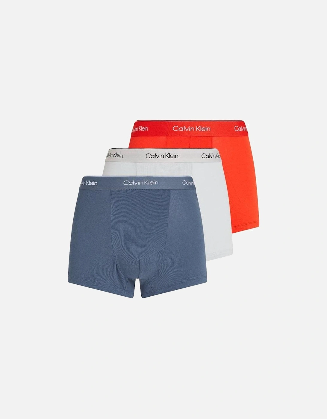 3-Pack Icon Cotton Stretch Relaxed Fit Boxer Trunks, Vintage Indigo / Micro Chip / Molten, 4 of 3