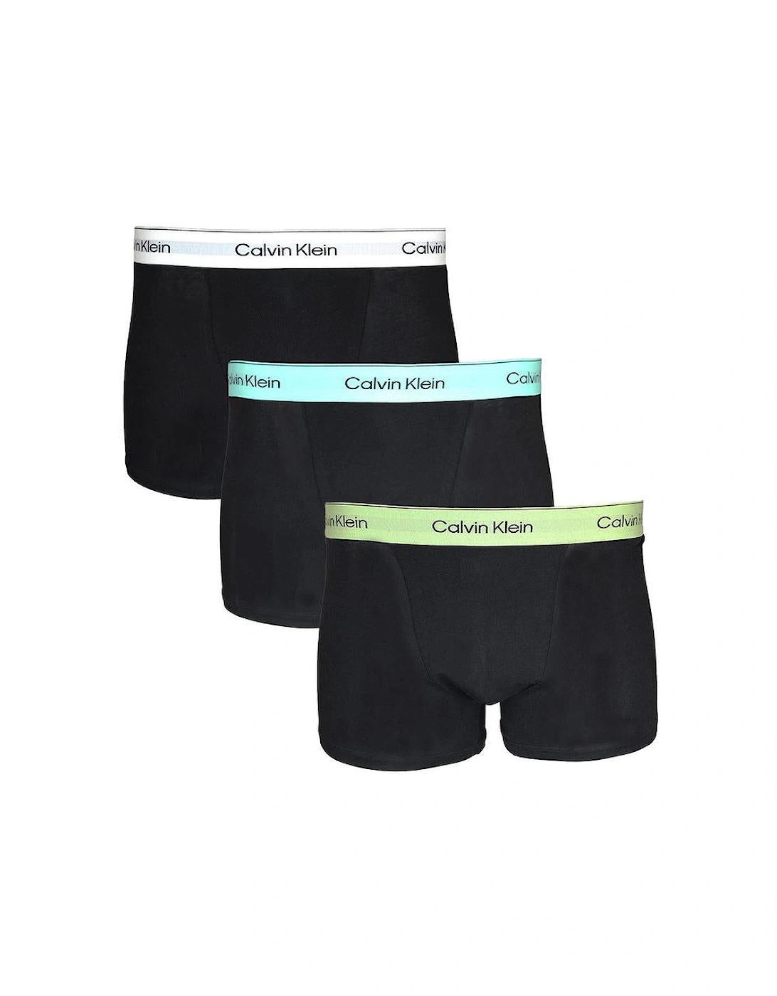 3-Pack Icon Cotton Stretch Relaxed Fit Boxer Trunks, Black, 3 of 2
