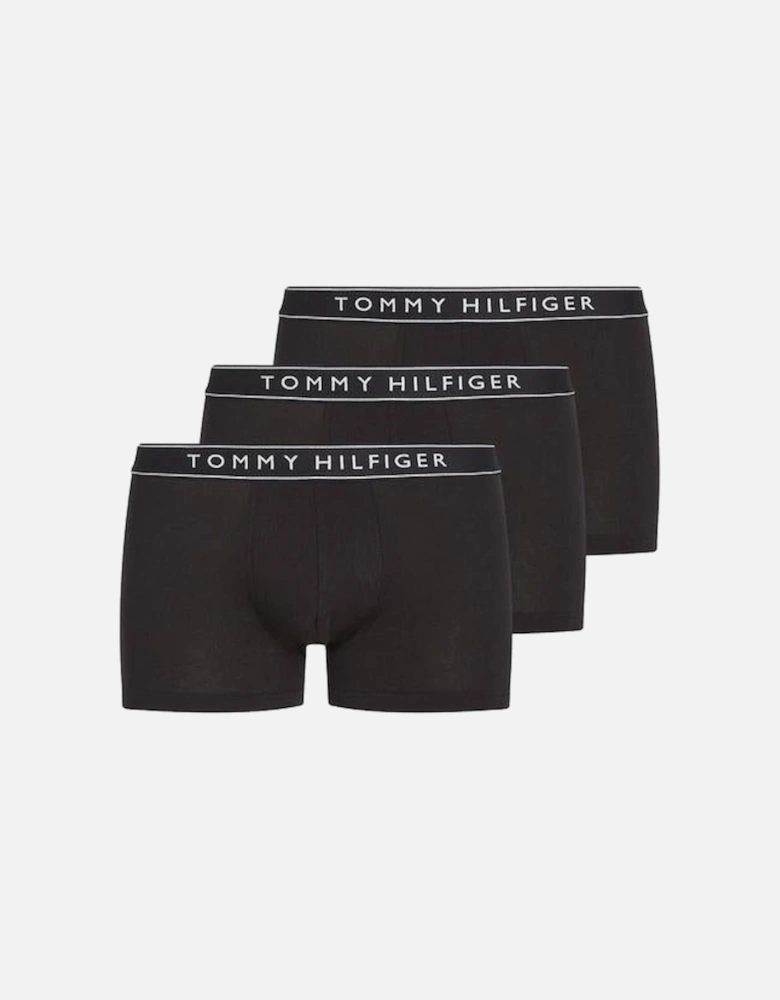 3-Pack Everyday Essentials Boxer Trunks, Black