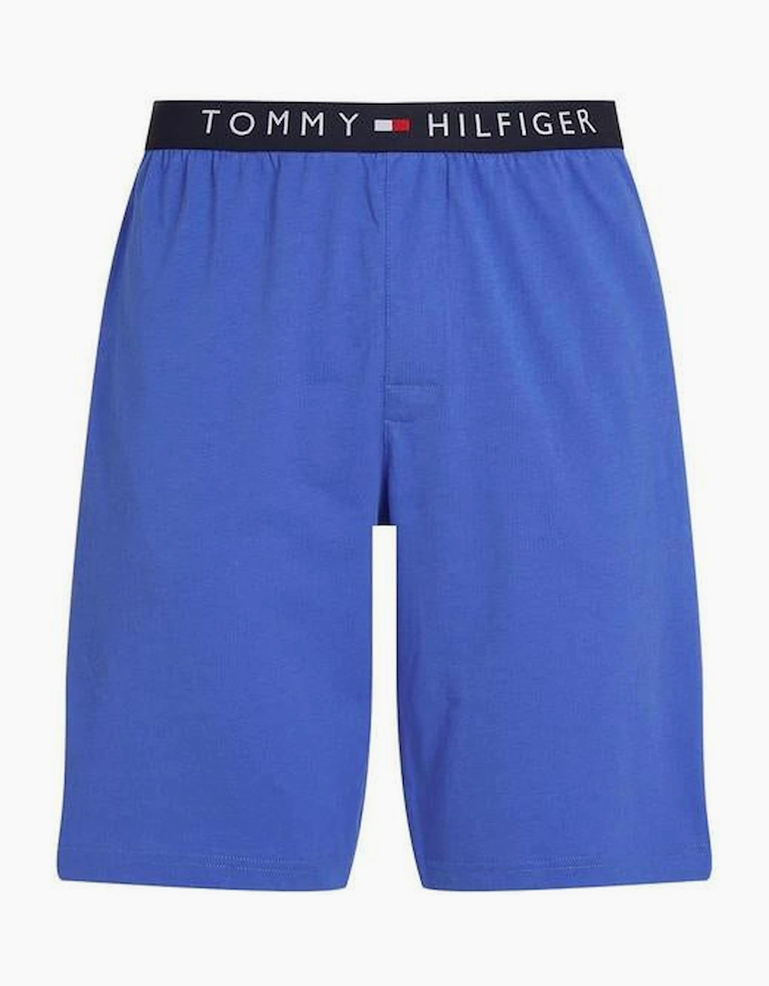 Tommy Hilfiger Men's Blue Jersey Shorts, Verona - : 32/34/35 Large