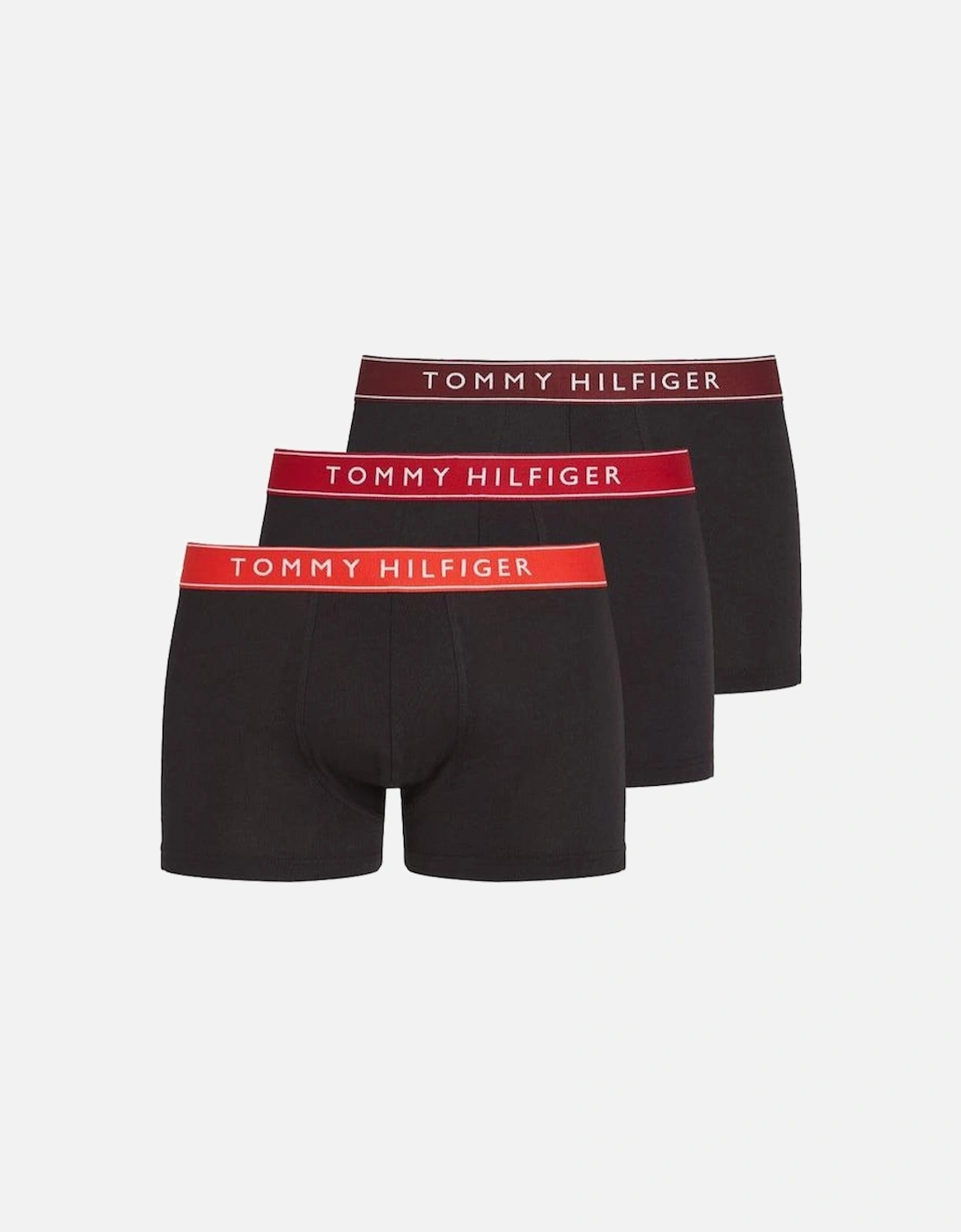 3-Pack Everyday Essentials Boxer Trunks, Hot Heat/Medium Red/Deep Rouge, 4 of 3