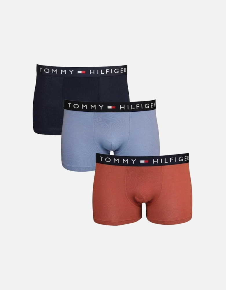 3-Pack Original Boxer Trunks, Desert Sky/Cappri Sun/Blue